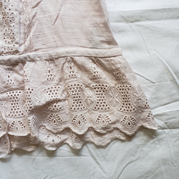 Women's Zara Pink Cotton Beach Cover, Size M - Picture 5 of 7